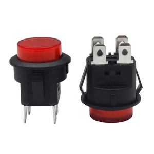 16A 250VAC 4 PIN interruttore a bilanciere a levetta pulsante microinterruttore rotondo - Product Image 4