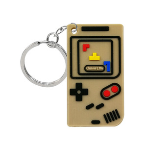 Barato PVC Gamepad llavero 2D 3D suave goma dibujos animados PS4 controlador de juego llavero al por mayor - Product Image 5