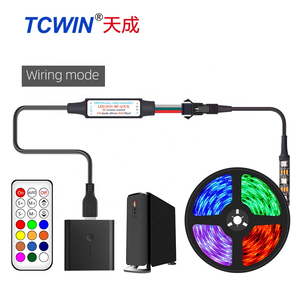 Tcwin smd 5050 מובנה 1812 חלום צבע הוביל ערכת פס אור לחדר