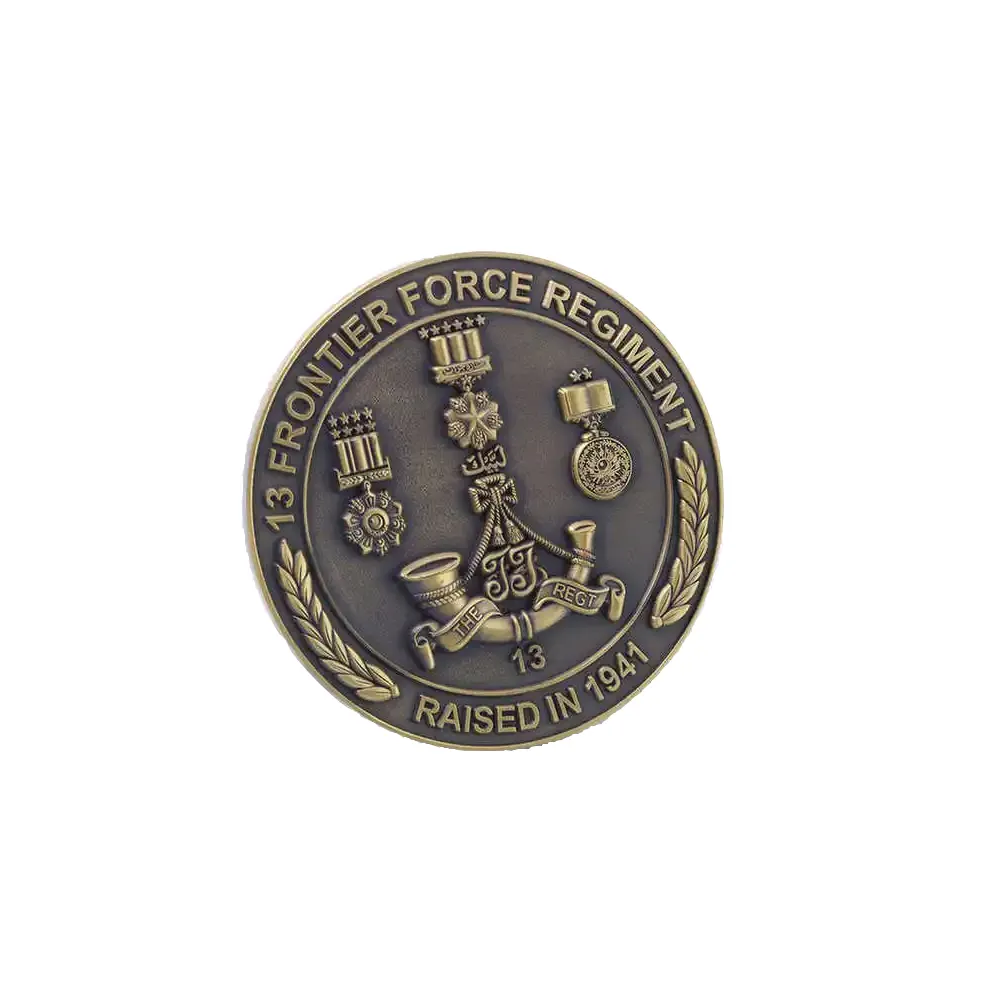 เหรียญที่ระลึกคุณภาพสูงสำหรับเป็นของขวัญท้าทายผลิตจากโลหะ3D เหรียญทองโบราณแปลกใหม่