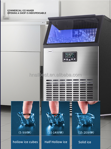 Cheap Ice Electric <strong>Automatic</strong> Small Home Commercial <strong>Use</strong> Portable Mini Clear Ice Cube Maker Machine to Make Tiny Square Ice Block - Product Image 4