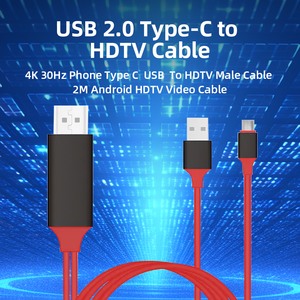 Fabbrica diretta su misura 4K cavo 30Hz telefono tipo C USB a HDTV 2M Android Video cavo con PVC giacca per uso informatico - Product Image 2