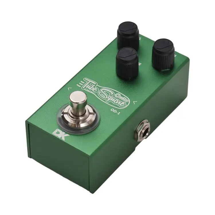 Dk Guitar Overdrive bàn đạp guitar điện hiệu ứng bàn đạp đúng bỏ qua vỏ kim loại DC 9V 6.35mm đầu vào/đầu ra giao diện Mini guitar