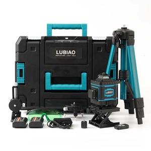 リモコン付き磁気サポート付きグラウンドレベリング用12/16ライングリーンラインレーザーレベル - Product Image 1