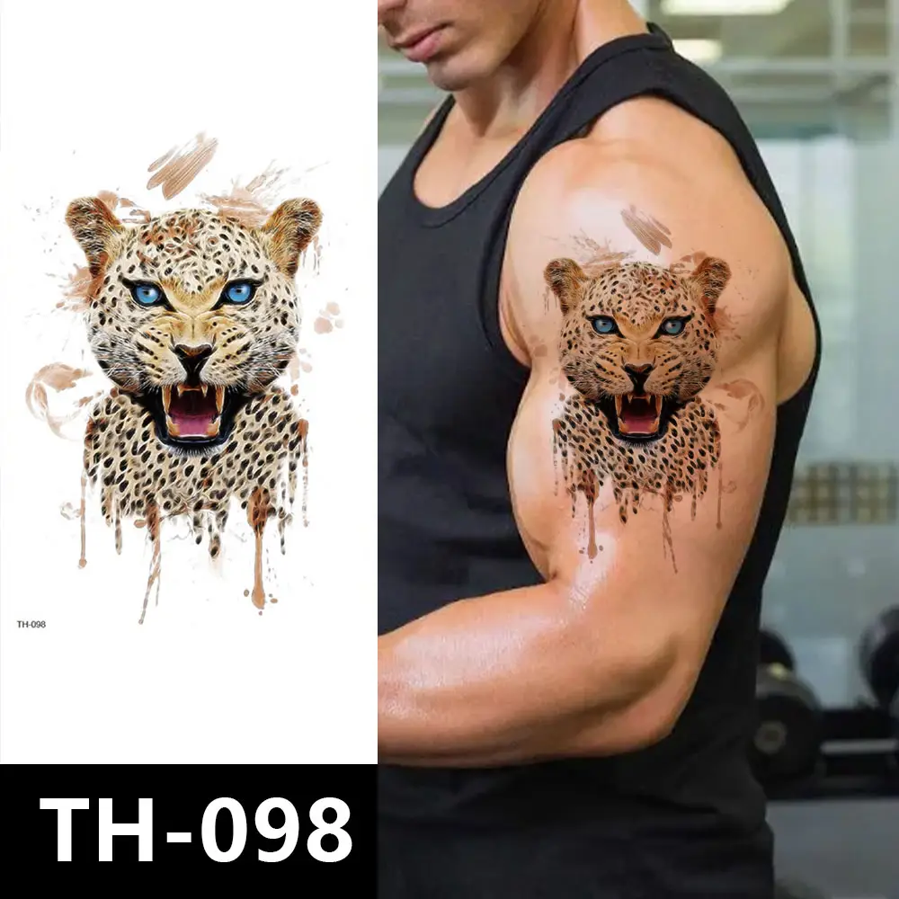 Изготовленная на заказ дешевая цена временная татуировка половина руки большая модная наклейка для татуировки для взрослых