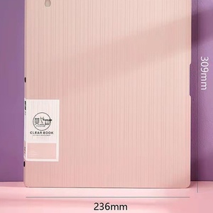大容量40页多层试卷文件夹A4图案书用于学科分类数据存储制作耐用PP - Product Image 4