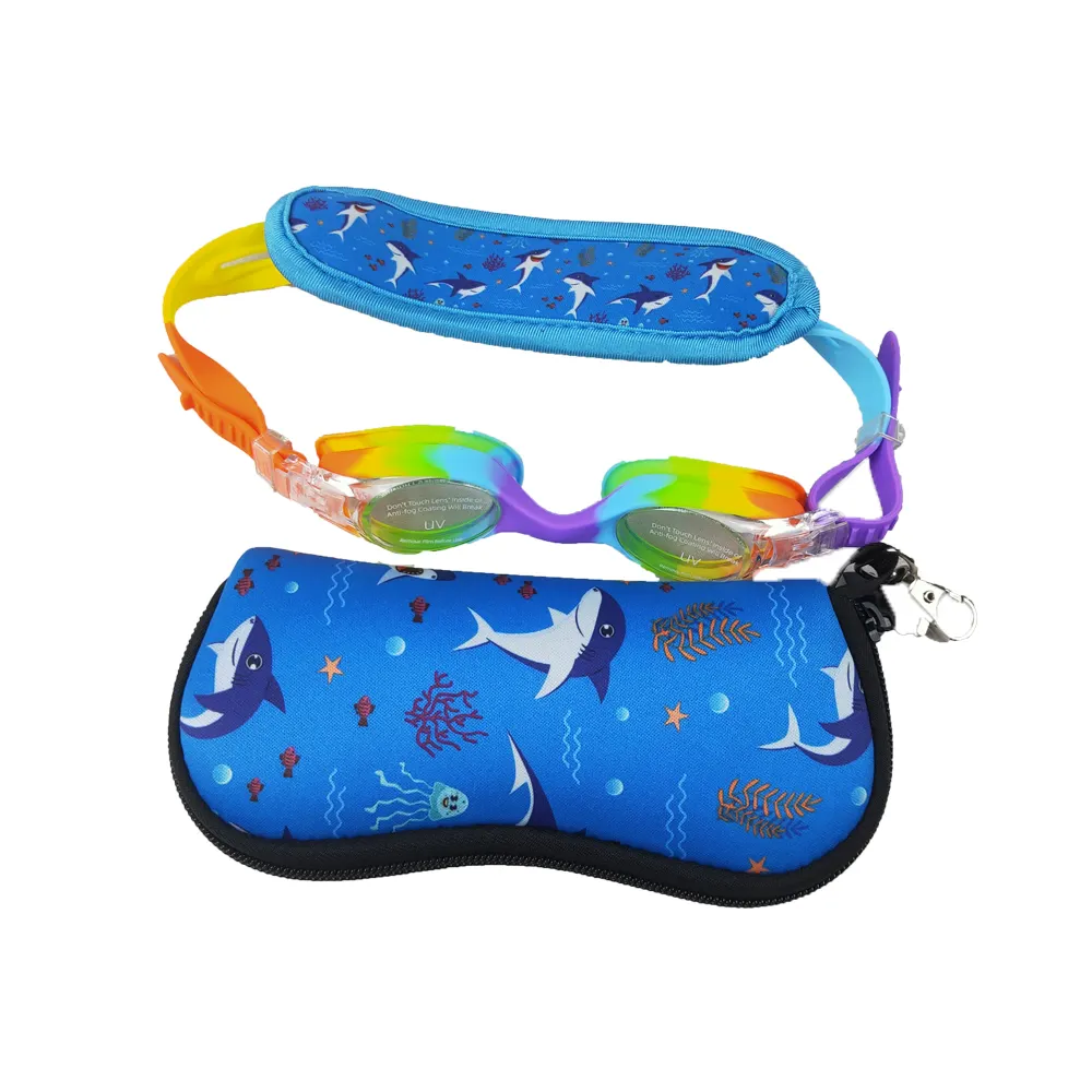 Cubiertas de máscara de natación antideslizantes de puntos de silicona y bolsas de Ojos de buceo de neopreno Seguridad mejorada para actividades de buceo y natación