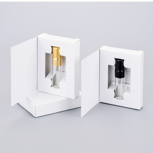 <strong>5ml</strong> 10ml Clear Glass <strong>Perfume</strong> Test Bottles 1 Pieces Per Box Refillable Atomizer Vial With Paper Box for Fragrance Sample Testing - Product Image 2