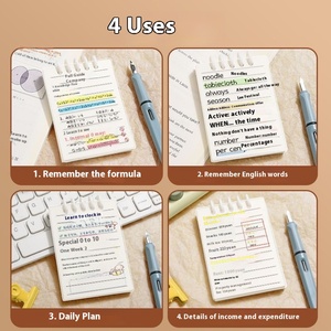 A7 Mini cuaderno portátil de lujo de alto valor libro de mano de hojas sueltas Simple A5 tamaño PU cubierta para escritura y uso diario - Product Image 2