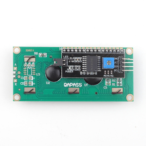 1602A 2004A blu giallo verde schermo LCD scheda di sviluppo con retroilluminazione 5V interfaccia I2C compatibile per i modelli 12864B