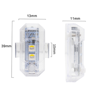 Mini USB şarj edilebilir 7-Color LED Strobe işıklar yeni durum flaş ışığı uçak araba 5V gerilim uyarı dekorasyon güçlendirme - Product Image 2