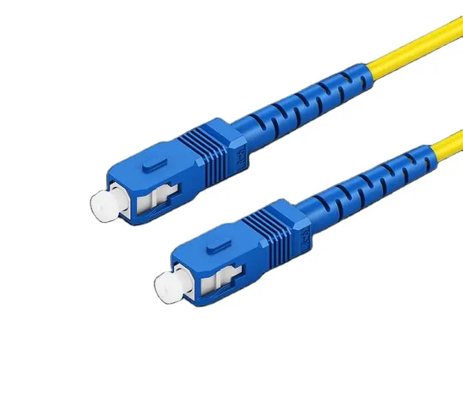 SC/UPC-SC/UPC 9/125 G657A 3.0mm Singlemode Simplex Anti Rodent Anti Bending Armored Optic Fiber Patch Cord