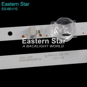 ES-661 <strong>LED</strong> Backlight Strip 4C-LB4010-HR01J 40HR330M10A0 V4 Use for <strong>T</strong> C L 40F6 40S325 40S6500 THOMSON 40FD3306 2pcs/set - Product Image 4