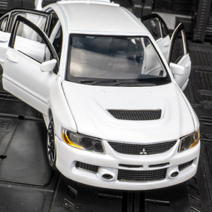 Diecast 1:32 Alloy <strong>Model</strong> LANCER Evolution lX <strong>EVO</strong> 9th Sound and Light Pullback Doors Open Metal Car <strong>Model</strong> Display Collection Toy - Product Image 2