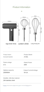 Casa Elétrica Portátil Inteligente Pequenos Gadgets De Cozinha Inteligente <span class=keywords><strong>2025</strong></span> Cozinha Ferramentas e Gadgets Batedor De Ovos Whisk