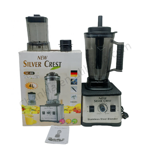 เครื่องปั่นน้ำผลไม้2ถ้วยทำจากสเตนเลสแบบพกพา4L ใหม่พร้อมปุ่มควบคุมเครื่องปั่นเครื่องทำสมูทตี้ ABS และมอเตอร์ทองแดง - Product Image 3