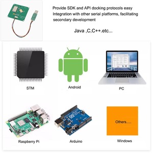 Development Board Small Size Passive USB <strong>UHF</strong> <strong>RFID</strong> <strong>Reader</strong> Writer Integrated Antenna Module