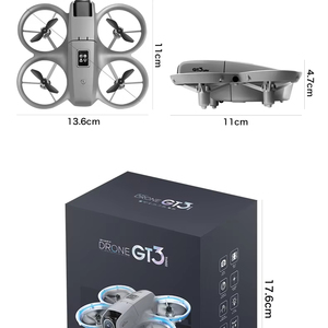 GT3 Drone With 480P Fly Steadily Long Battery Life Obstacle Avoidance 80-100m Distance 6 <strong>Minutes</strong> Playing Time Easy to Use - Product Image 1