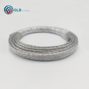 באיכות גבוהה <span class=keywords><strong>2mm2</strong></span> 14awg חוט נחושת קלועה חוט מתכת כבל חשמל מגן שרוול עבור רכב אנרגיה חדש