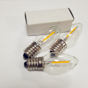 120V 220V E17 0.5W 1W led c9クリスマスライト電球c9 ledフィラメント電球交換ミニナイトledキャンドルランプ - Product Image 4