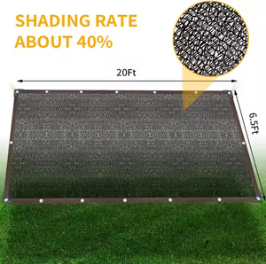 1x4m marrone parasole da balcone rete addensare la copertura dello schermo della Privacy resistente agli agenti atmosferici rete di recinzione del giardino realizzata in HDPE e plastica PP - Product Image 2