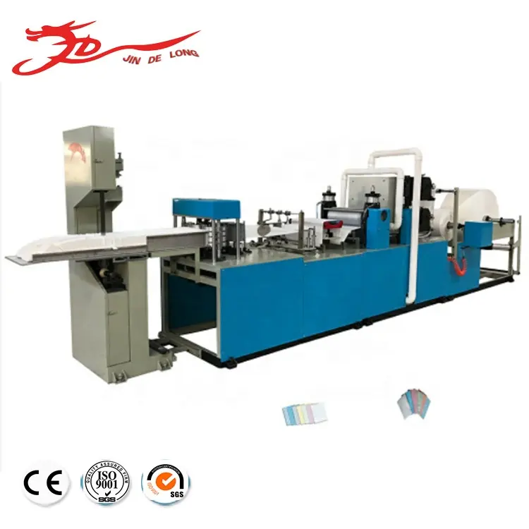 Bom preço de impressão do guardanapo que faz papel da máquina dobrável para a indústria do papel