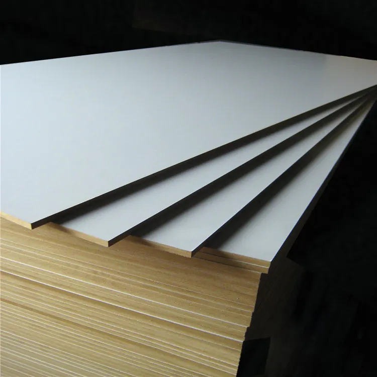 White Wood Grain Color Slatwall Different Size Melamine MDF for USA/Chile/Mexico/Columbia/Nigeria Market