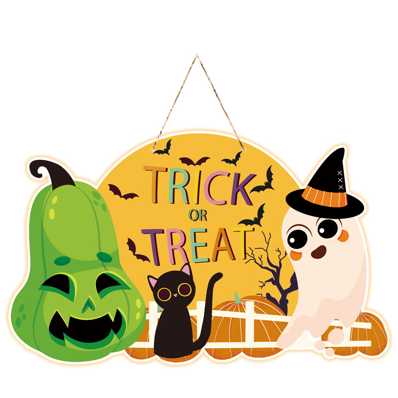 Halloween door hanging ghost style