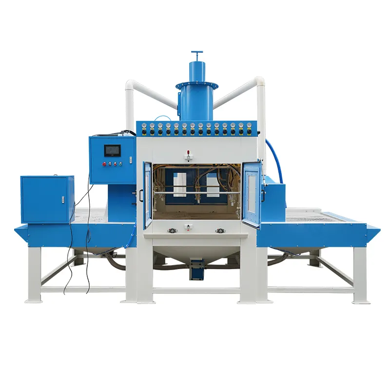 Непрерывная система пескоструйной обработки конвейера автоматическая машина для струйной обработки