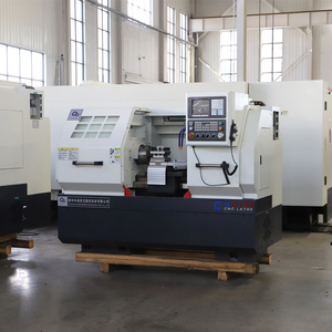 Torno CNC CK6140 personalizado de fábrica, máquina herramienta Horizontal de pequeña precisión, estructura de cama plana, capacidades de servicio medio, sistema Fanuc - Product Image 4