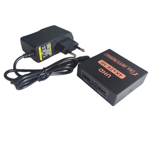 HD Video Spliter & Converter 1-In 2-Out 2-Way Port HDTV Extender Video Splitter Distributor