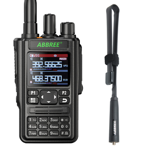 ABBREE AR-869 Walkie Talkie V2 BT-Programm GPS-Transceiver 136-520MHz All Band Wireless Copy 2-Wege-Radio mit taktischer Antenne