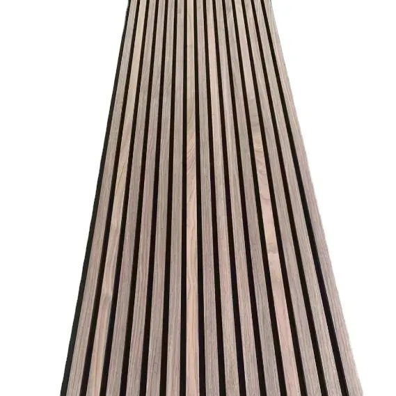 Gỗ Thanh Tấm tường một cách cẩn thận Crafted ván MDF với bền vững vật nuôi bằng gỗ Polyester Acoustic Bảng điều chỉnh âm thanh bảng