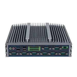 Industrial Mechanical Fanless Dual LAN Mini PC Interconnect I3 I5 I7 Desktop 6 * COM VGA HD-MI WiFi /BT - Product Image 6