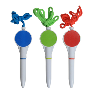 促销大空白塑料定制二维码笔带字符串用于广告 - Product Image 1