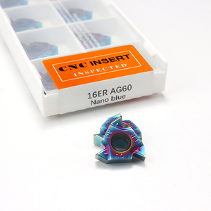 <strong>CNC</strong> <strong>Threading</strong> <strong>Turning</strong> <strong>Insert</strong> <strong>CNC</strong> 16ER AG55 22ER 5TR 22IR AG60 Threaded Shim Carbide Square <strong>Tool</strong> Thread <strong>Insert</strong> for Wood - Product Image 5