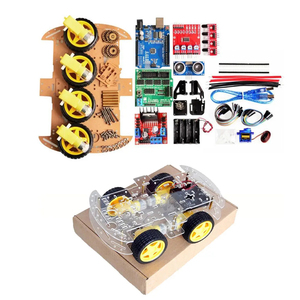 4WD DIY Smart Chassis Car Kit Ultraschall modul Motorantrieb platine für Arduino IOT - Product Image 1