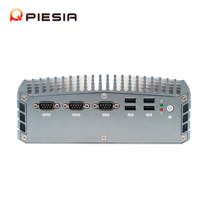 Piesia I7-10710U güvenlik duvarı Mini PC 2 Lan X86 I226V-C ağ güvenliği için EDP 6 * RS232 yönlendirici endüstriyel bilgisayar kasası - Product Image 3