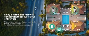4K sistema di telecamere per la casa ad energia solare 8MP Wireless 2 Kit di telecamere con tracciamento automatico grandangolare uso esterno - Product Image 6
