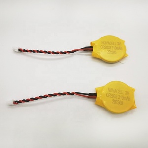 CR2032 sikke hücre 180mAh 210mAh 240mAh 3V düğme pil ile 3m yapışkan bant ve bağlayıcı Molex 51021 - Product Image 2