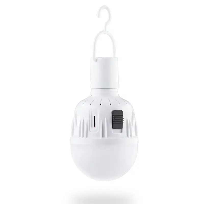 Commercio all'ingrosso portatile di risparmio energetico led illuminazione dell'alloggiamento E27 B22 9w luce ricaricabile lampadine di emergenza per la casa di illuminazione