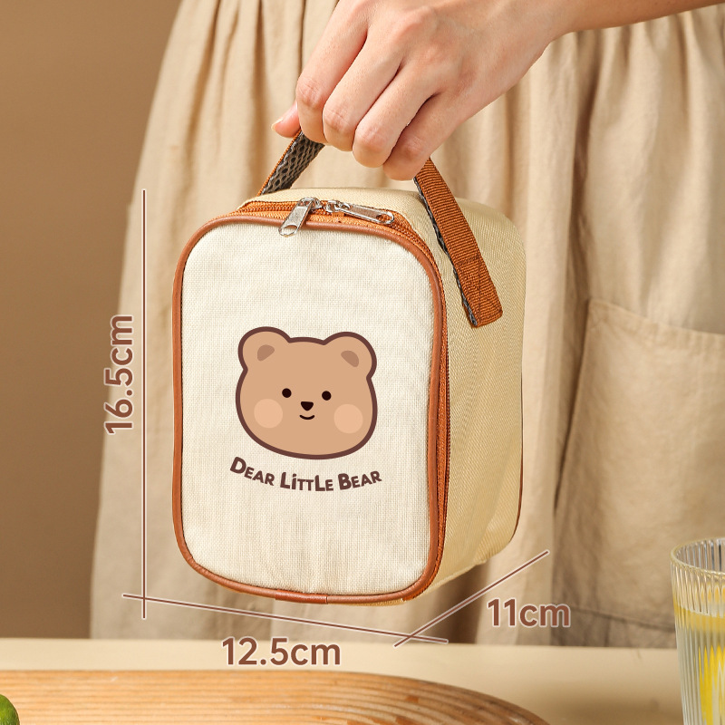 brown+bear sticker--insulated bag