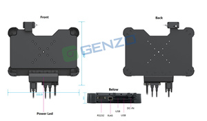 GENZO 12英寸12 i5-1235U/i7-1255U坚固平板电脑视窗固态硬盘，配有RJ45工业平板电脑视窗i7坚固平板电脑视窗I5 - Product Image 4