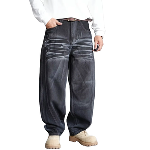 Top-Angebot Modische Y2K Streetwear Oversized Baggy Hip-Hop-Jeans in Schwarz für Herren - Product Image 3