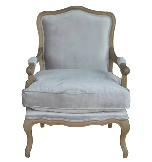 velvet/weathered oak frame