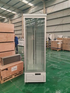 Wholesale Hot Selling Ice Cream Display Freezer <strong>350L</strong> High Quality air Cooled Commercial Freestanding Freezer