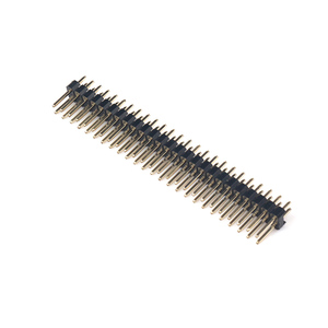 Yuanquan factory price OEM Triple Female 90 Degree Pin <strong>Header</strong> Right Angle Straight Board 3 Row male Female Pin <strong>Header</strong> Connector - Product Image 3