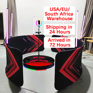 360 Degree RGB LED Inflatable Cube Photo and Video Booth Selfie Platform for Camera for <strong>AU</strong> - Product Image 2