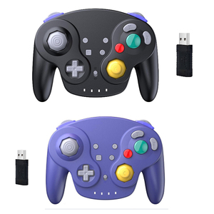 Wireless 2.4G <strong>GAMECUBE</strong> Gaming <strong>Controller</strong> with USB Adapter for Nintendo <strong>Switch</strong> PC Windows 10 11 7 8 Steam Raspberry Pi MAC - Product Image 1