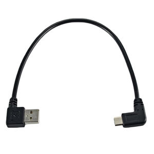 Can tell USB左直角3.0 C型公到左角USB a型2.0公快速充电和数据同步电缆 - Product Image 6